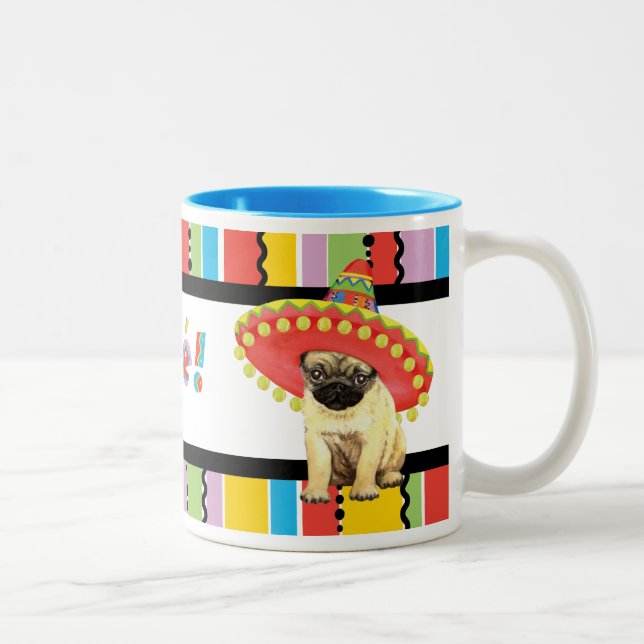 Taza Bicolor Barro amasado de la fiesta (Derecha)