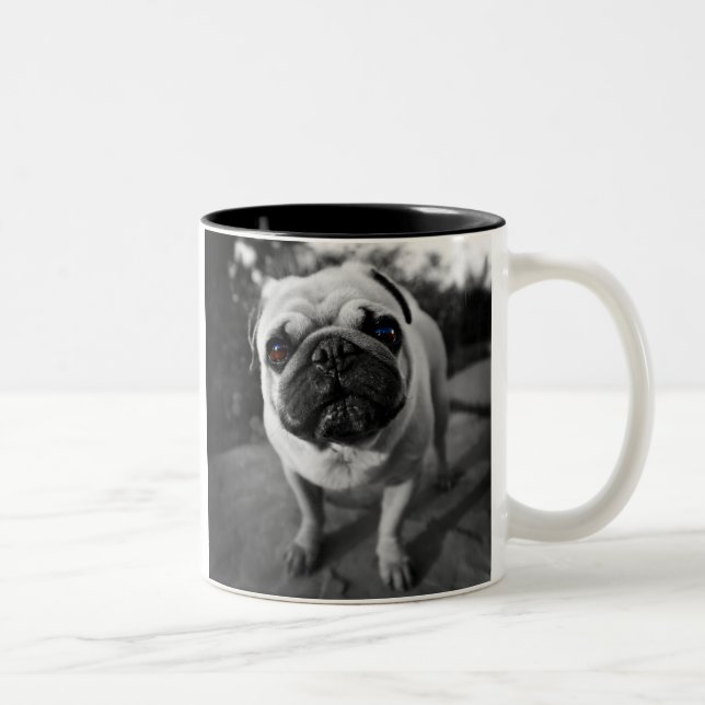 Taza Bicolor Barro amasado hermoso (Derecha)