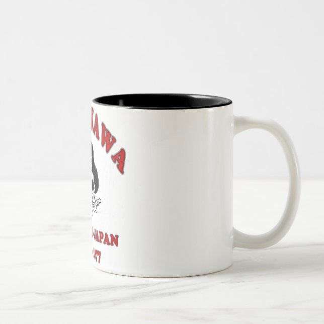 Taza Bicolor Base aérea de Tachikawa Japón (Derecha)