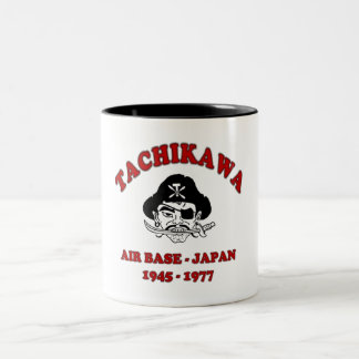 Taza Bicolor Base Aérea Tachikawa Japón