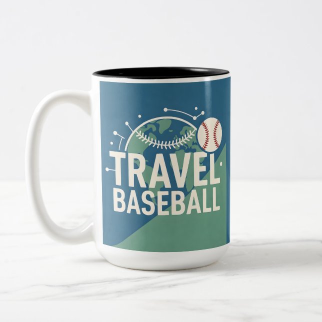 Taza Bicolor Baseball for fan (Izquierda)