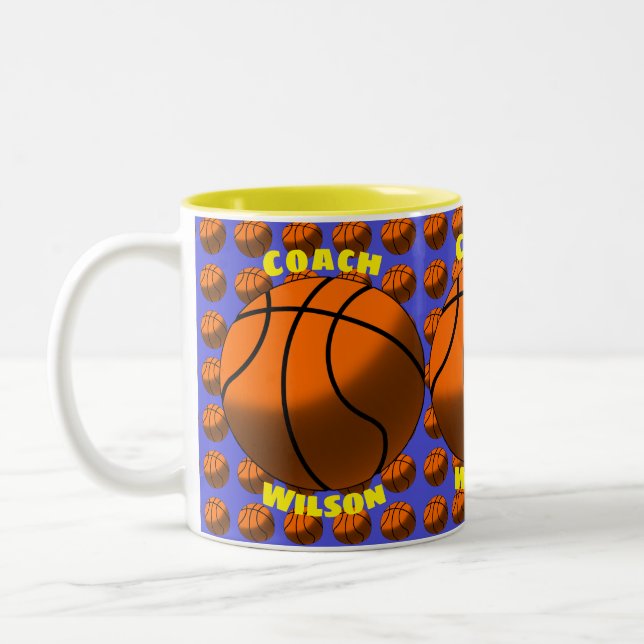 Taza Bicolor Básquetbol Mug (Izquierda)