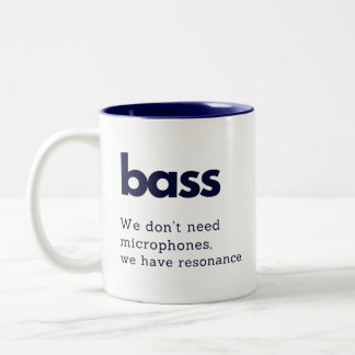 Taza Bicolor Bass divertido barrido de regalo - regalo divertid