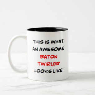 Taza Bicolor bastón torrler, impresionante