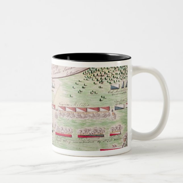 Taza Bicolor Batalla de Camden, 1780 (Derecha)