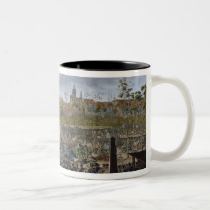 Taza Bicolor Batalla de Leipzig, el 19 de octubre de 1813