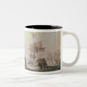 Taza Bicolor Batalla de Trafalgar, el 21 de octubre de 1805