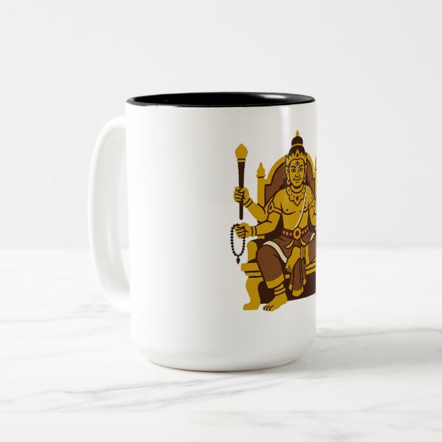 Taza Bicolor Batara Guru (Anverso izquierdo)