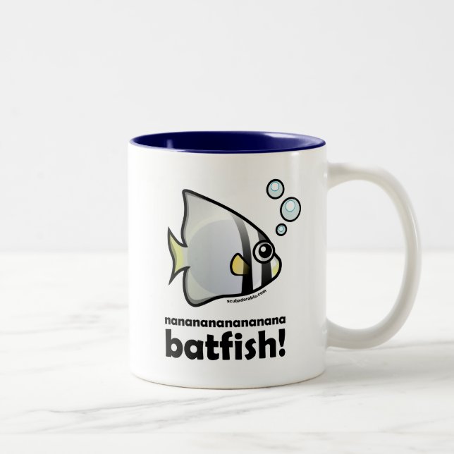 Taza Bicolor ¡Batfish del nananananananana! (Derecha)