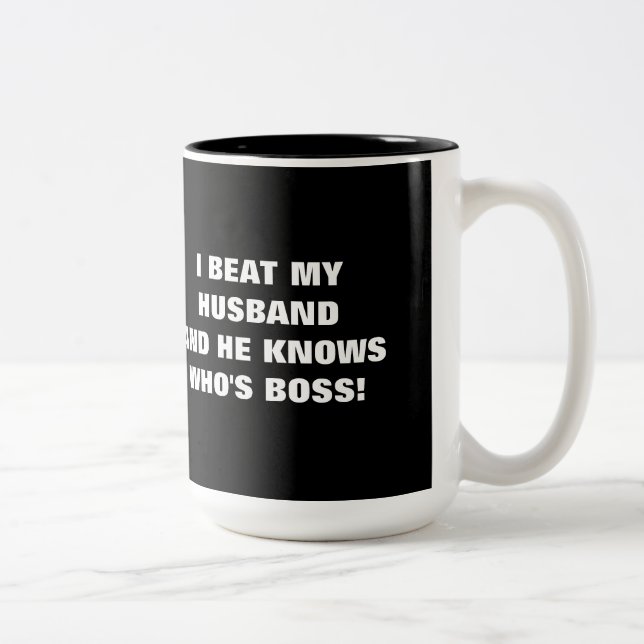 TAZA BICOLOR BATÍ A MI MARIDO (Derecha)