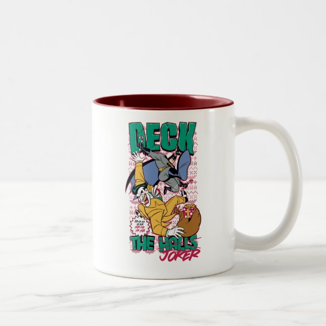 Taza Bicolor Batman | Deck The Joker (Derecha)