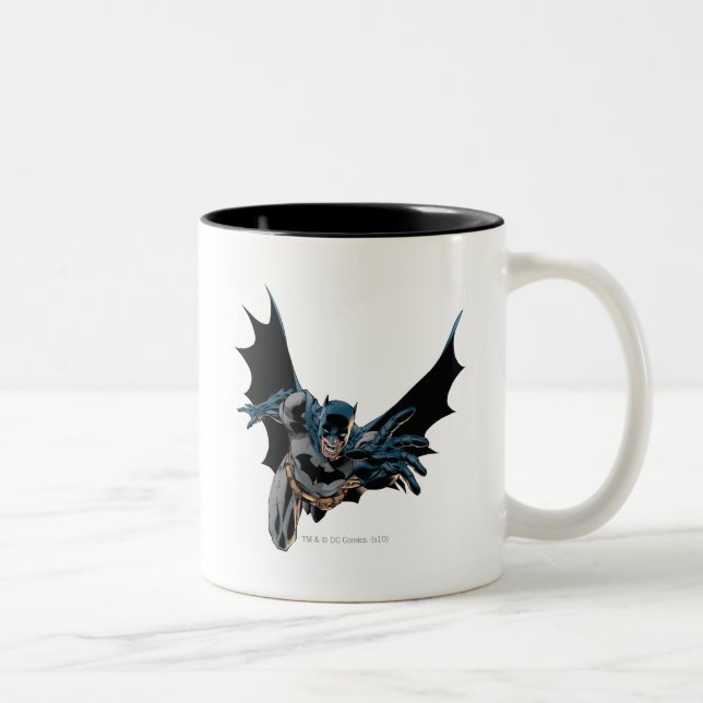 Taza Bicolor Batman saltando hacia adelante, Yell (Derecha)