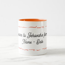 Taza Bicolor Bautismo personalizado