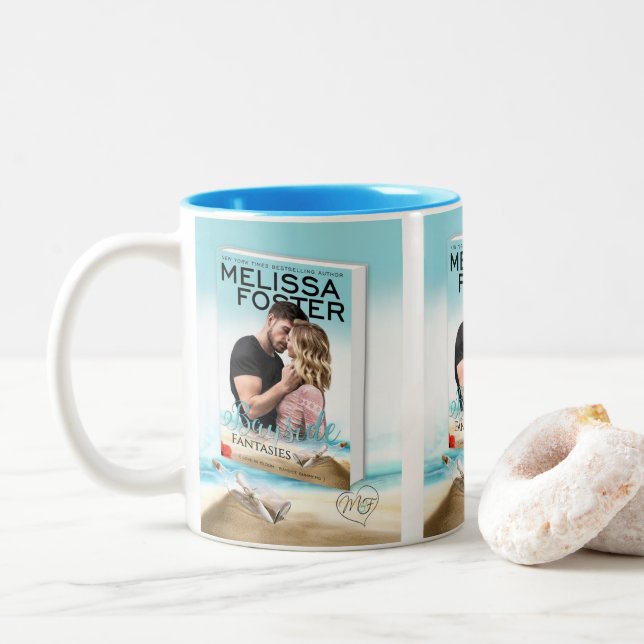 Taza Bicolor Bayside Fantasies Mug (Con donut)