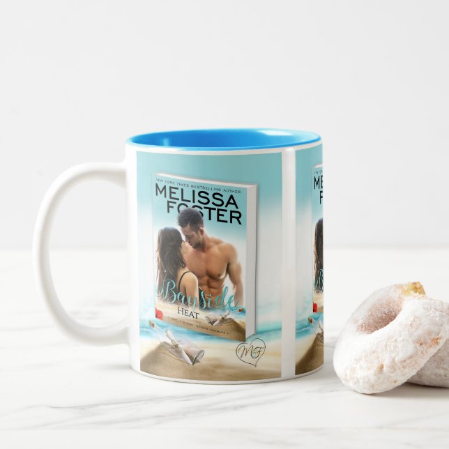 Taza Bicolor Bayside Heat Mug (Con donut)