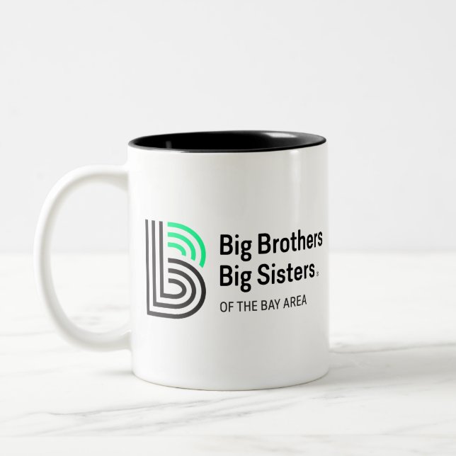 Taza Bicolor BBBS del área de la bahía (Izquierda)