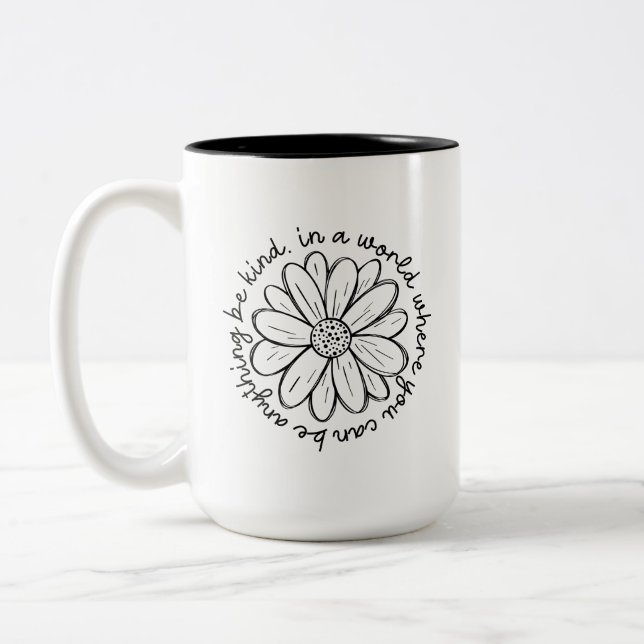 Taza Bicolor Be Kind Coffee Mug (Izquierda)