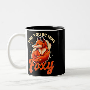 Taza Bicolor Be Mine Foxy Design Fox Valentine 177