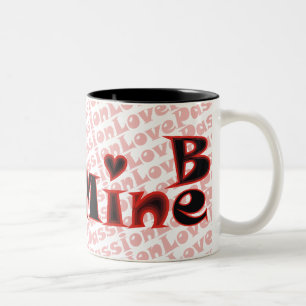 Taza Bicolor Be Mine Valentine Photo Mugs