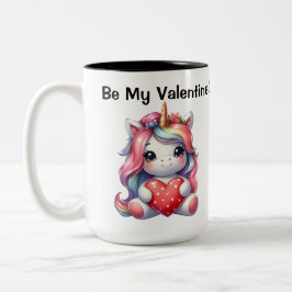 Taza Bicolor Be my Valentine Mug