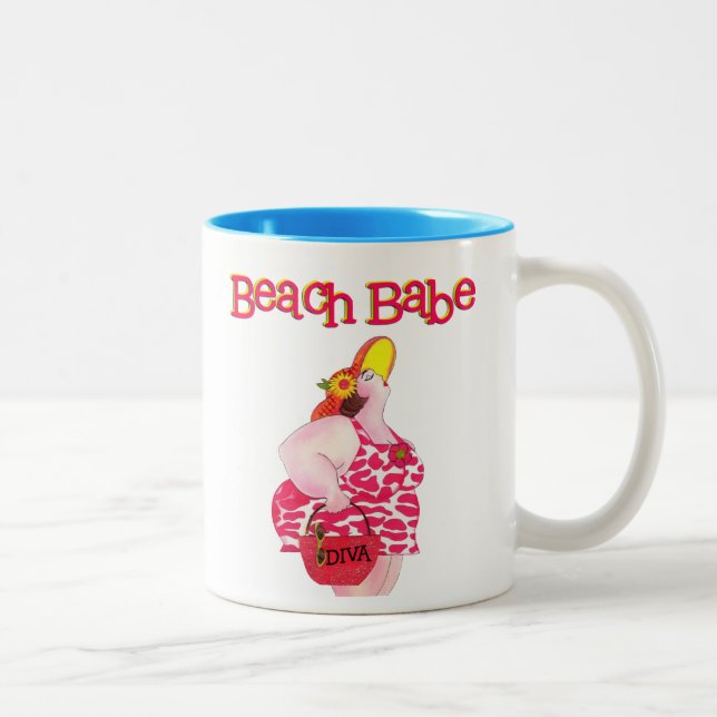 Taza Bicolor "Beach Babe" (Derecha)