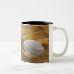 Taza Bicolor Beach-Sea Shell-Mug