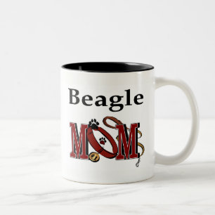 Taza Bicolor Beagle Dog MOM