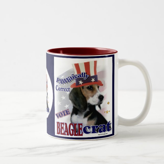 Taza Bicolor Beagle Gifts (Derecha)