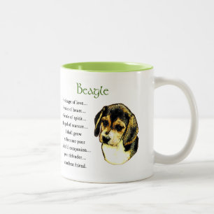 Taza Bicolor Beagle Lovers Gifts
