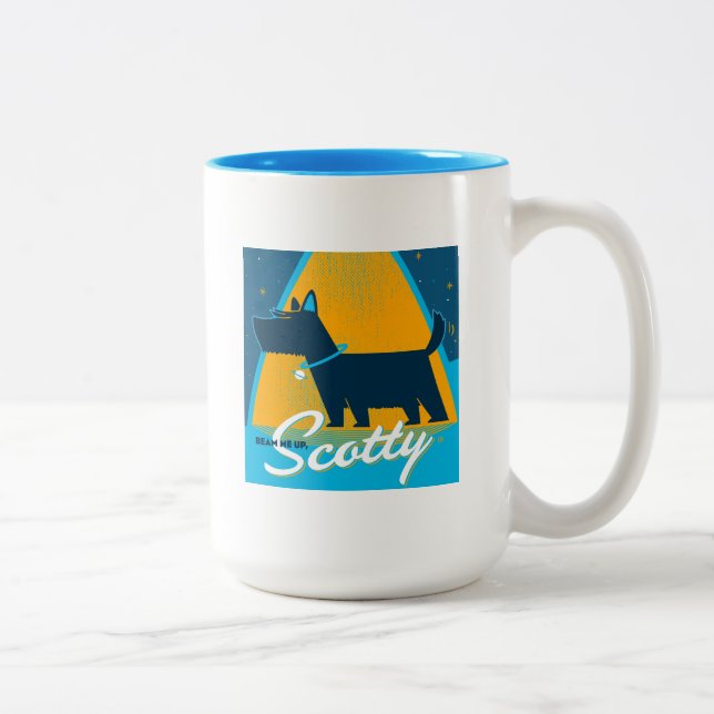 Taza Bicolor Beam Me Up Scotty (Derecha)