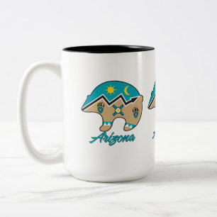 Taza Bicolor Bear Clan Arizona
