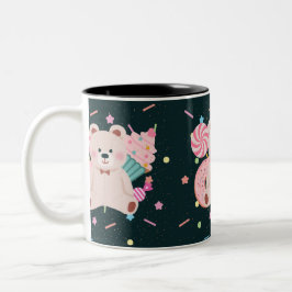 Taza Bicolor Bear coffee mug