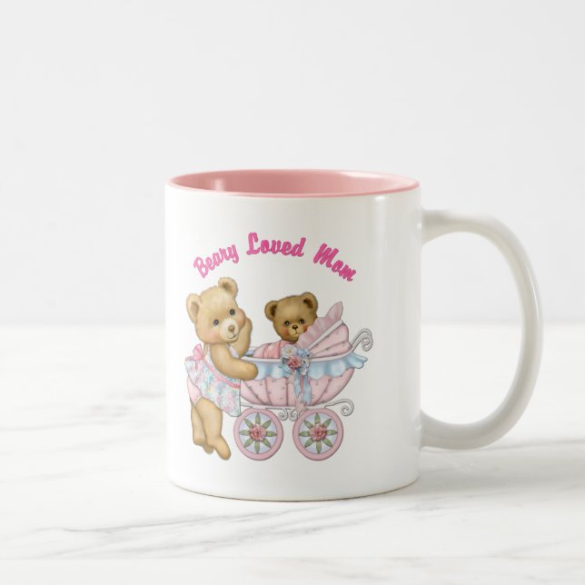 Taza Bicolor Beary Loved Mom (Derecha)