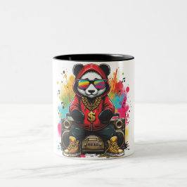 Taza Bicolor Beatbox Panda: Crecer en el estilo