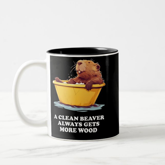Taza Bicolor Beaver Lover Bath (Izquierda)