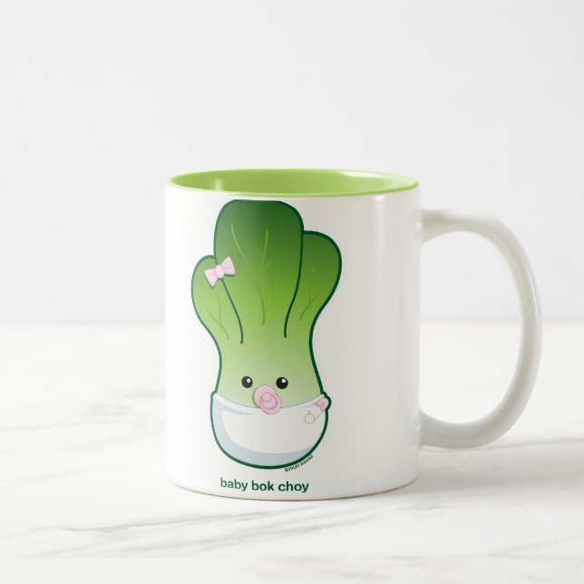 Taza Bicolor Bebé Bok Choy (Derecha)