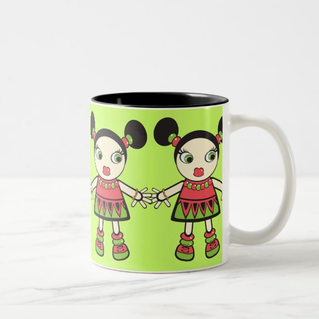 Taza Bicolor Bebé de sandía (Derecha)