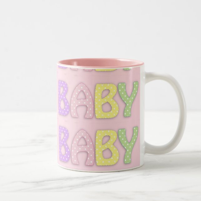 Taza Bicolor Bebé Girl Mug (Derecha)