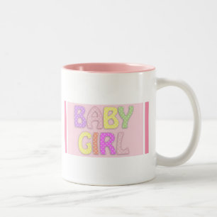 Taza Bicolor Bebé Girl Mug