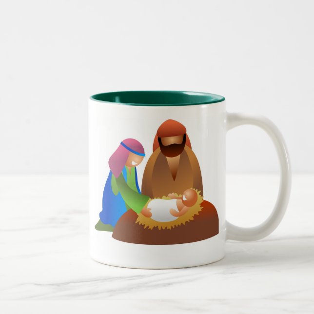 Taza Bicolor Bebé Jesús (Derecha)