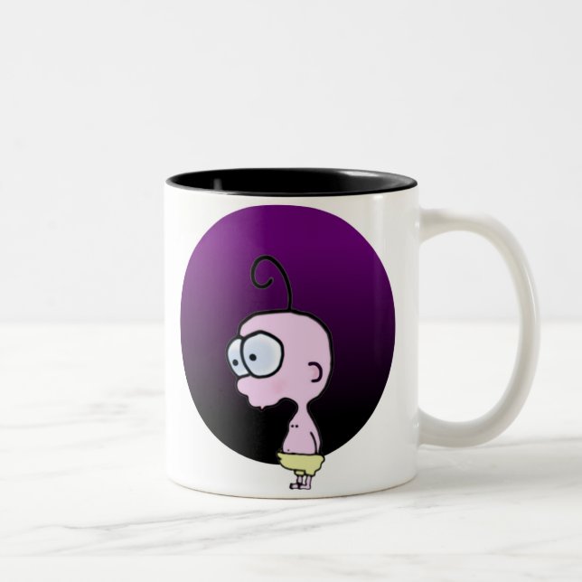Taza Bicolor Bebé rosa Mug (Derecha)