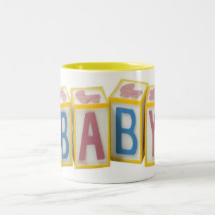 Taza Bicolor Beber Building Blocks Mug