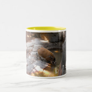 Taza Bicolor Beber jabalí
