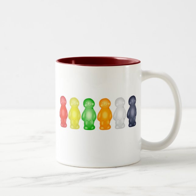 Taza Bicolor Bebés de la jalea (Derecha)