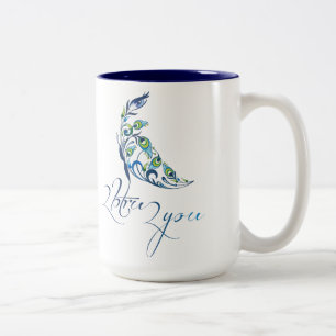 Taza Bicolor bebida del estilo 2btru2you