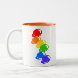 Taza Bicolor Bebidas de lluvia