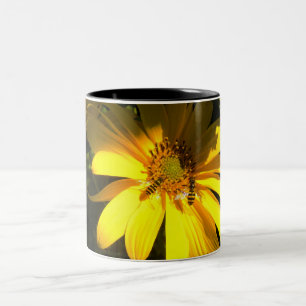 Taza Bicolor Bebidas N Sunflowers Mug