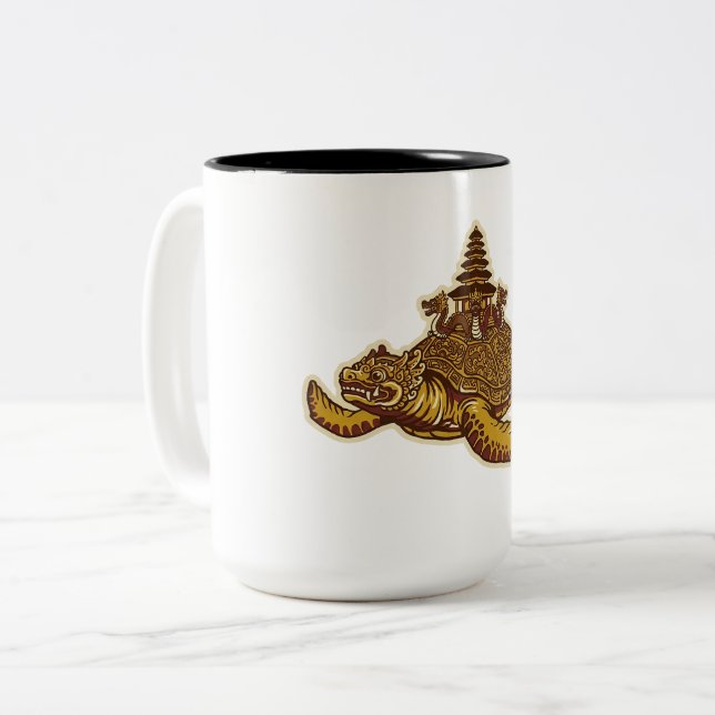 Taza Bicolor Bedawang Nala (Anverso izquierdo)
