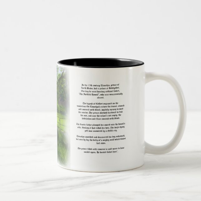 Taza Bicolor Beddgelert y leyenda (Derecha)