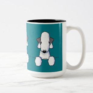 Taza Bicolor Bedlington Terrier